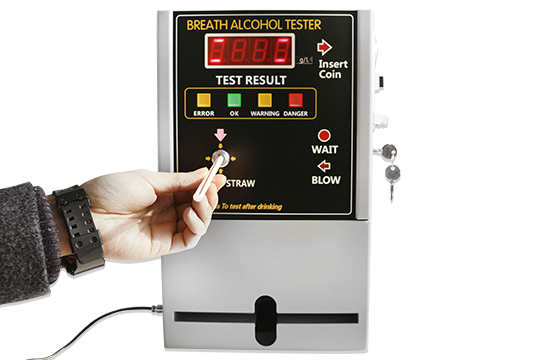 AT319 Standalone Coin Operated Breathalyzer - Hanwei Electronics